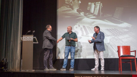 Marc Orts, mesclador de so cinematogràfic guanyador de 7 premis Goya i 7 premis Gaudí, rep de FILMETS el reconeixement per “la seva excel·lència professional en el món del so al cinema”